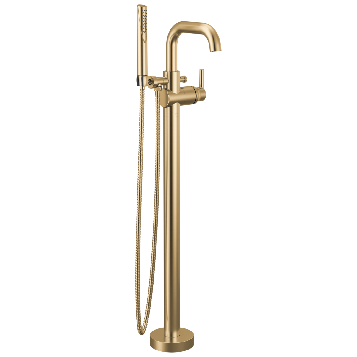 DELTA Trinsic Floor Mount Tub Filler — Champagne Bronze