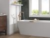 DELTA Trinsic Floor Mount Tub Filler — Champagne Bronze