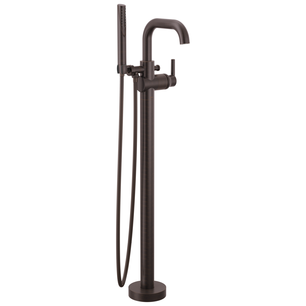 DELTA Trinsic Floor Mount Tub Filler — Venetian Bronze