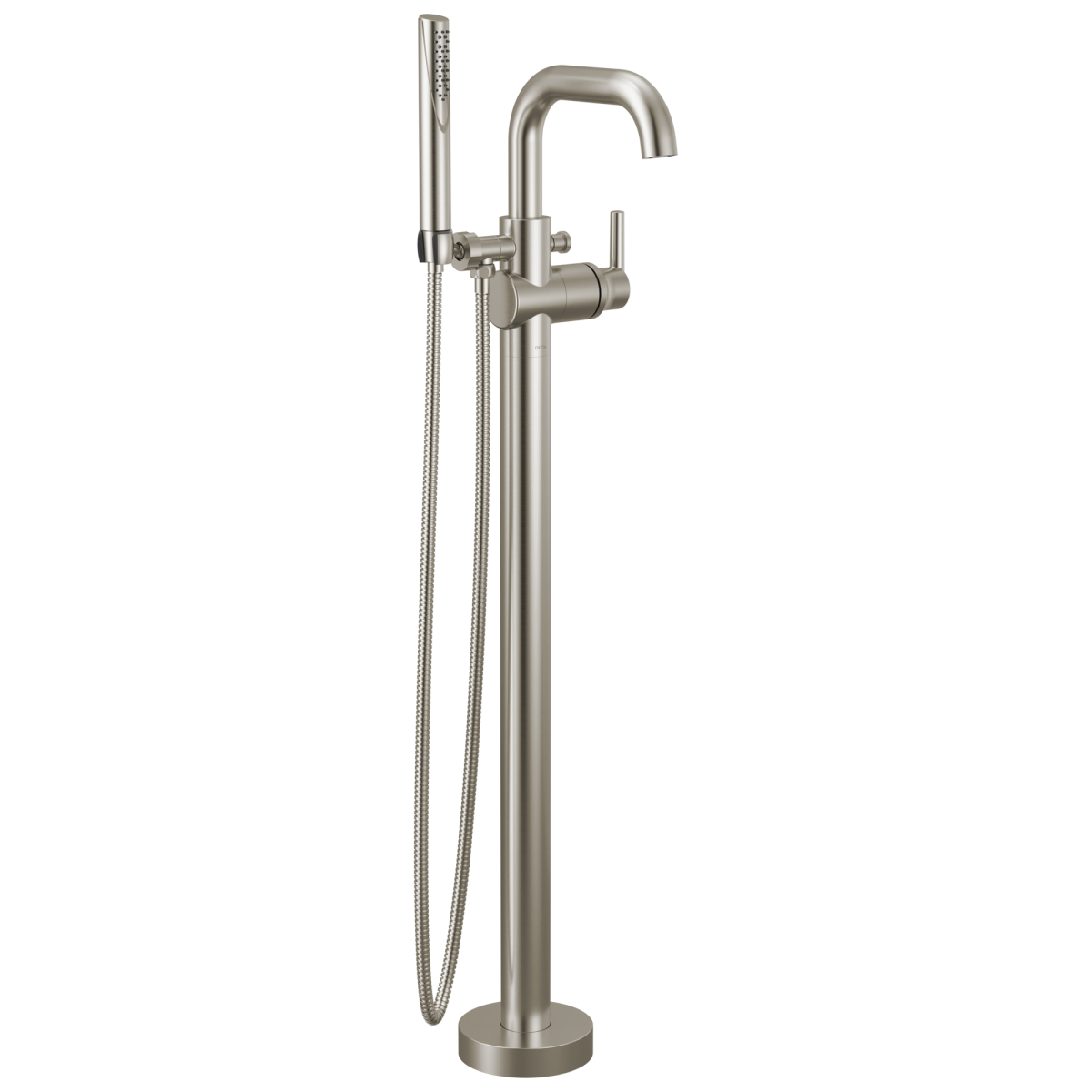 DELTA Trinsic Floor Mount Tub Filler — Stainless