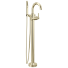 DELTA Trinsic Floor Mount Tub Filler Trim — Polished Nickel