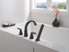 DELTA Lineax Roman Tub Trim with Hand Shower — Matte Black