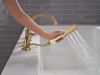 DELTA Lineax Roman Tub Trim with Hand Shower — Champagne Bronze