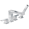 DELTA Ara Channel Roman Tub With Hand Shower Trim — Chrome