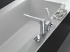 DELTA Zura Roman Tub with Hand Shower Trim — Chrome
