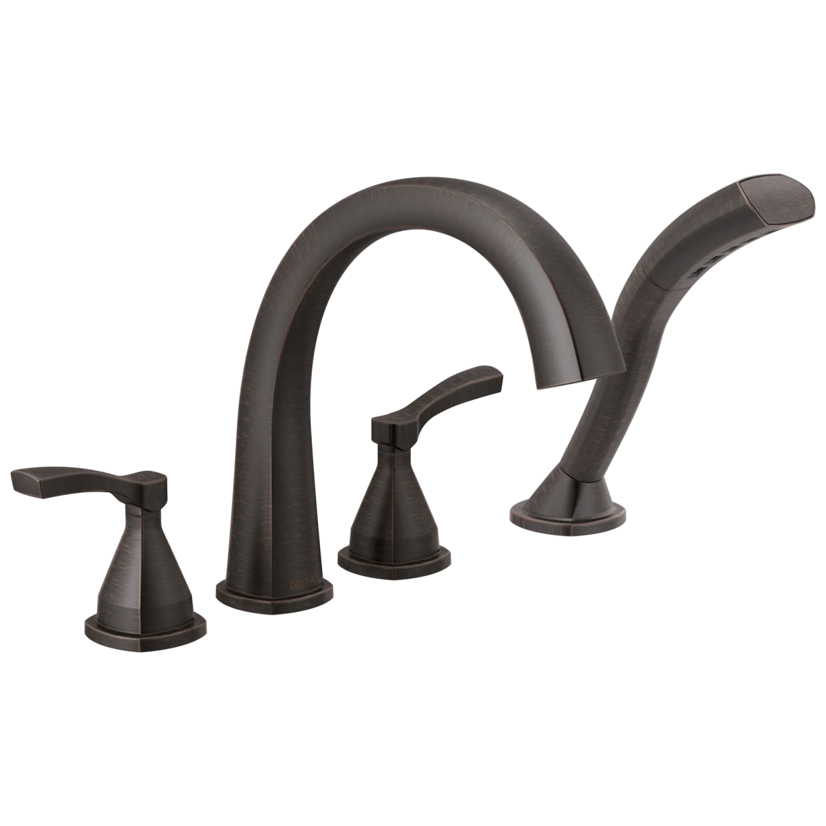 DELTA Stryke Four Hole Roman Tub Trim — Venetian Bronze