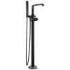 DELTA Tetra Floor Mount Tub Filler Trim — Matte Black