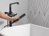 DELTA Tetra Floor Mount Tub Filler Trim — Matte Black