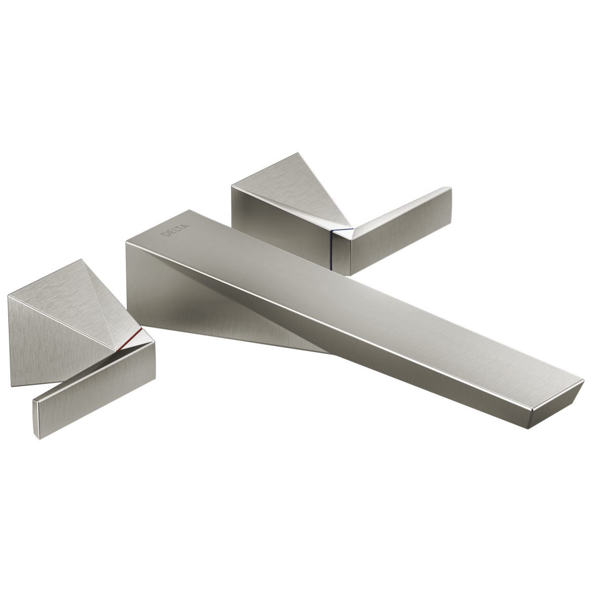 DELTA Trillian Wall Mount Tub Filler Trim — Lumicoat® Stainless