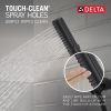 DELTA Bonacci Two Handle Wall Mount Tub Filler Trim with Hand Shower — Matte Black