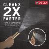 DELTA Bonacci Two Handle Wall Mount Tub Filler Trim with Hand Shower — Lumicoat® Champagne Bronze
