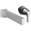 DELTA Zura Single Handle Wall Mount Bathroom Faucet Trim — Chrome
