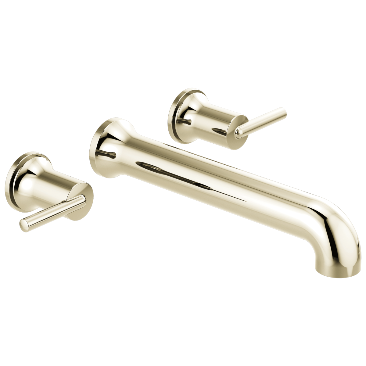 DELTA Trinsic Wall Mounted Tub Filler — Polished Nickel