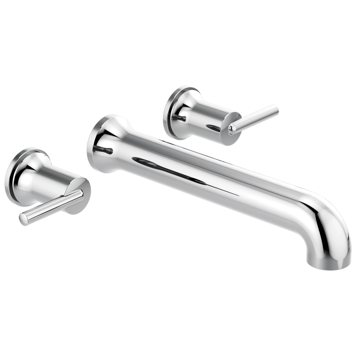 DELTA Trinsic Wall Mounted Tub Filler — Chrome