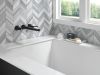 DELTA Galeon Wall Mount Tub Filler — Matte Black