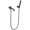 DELTA Broderick Wall Mount Tub Filler Trim with Hand Shower - Less Handles — Matte Black