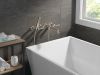 DELTA Broderick Wall Mount Tub Filler Handle Kit-Lever — Lumicoat® Stainless