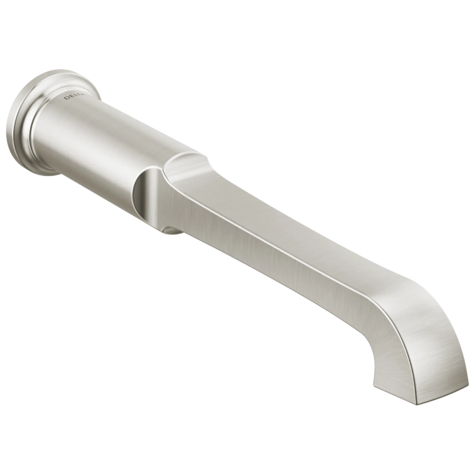 DELTA Tetra Wall Mount Tub Filler Trim — Lumicoat® Stainless