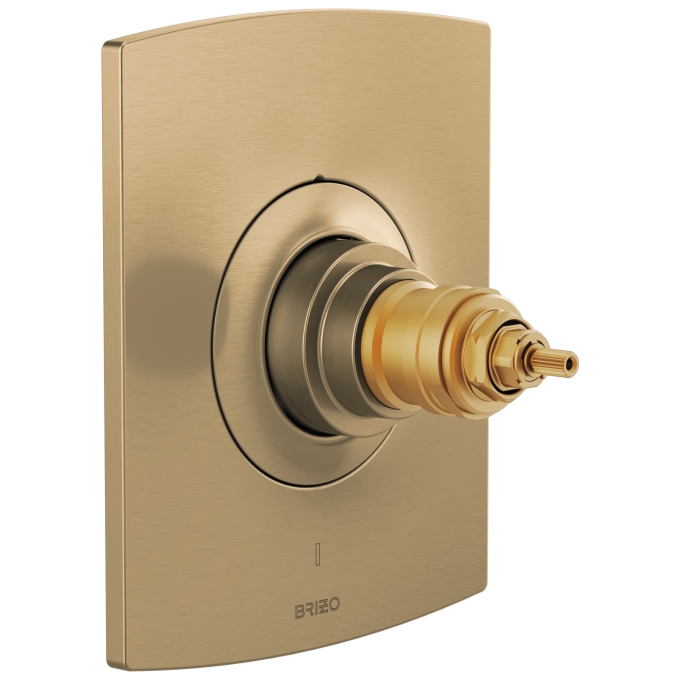 BRIZO Kintsu TempAssure Thermostatic Valve Only Trim - Less Handles — Luxe Gold
