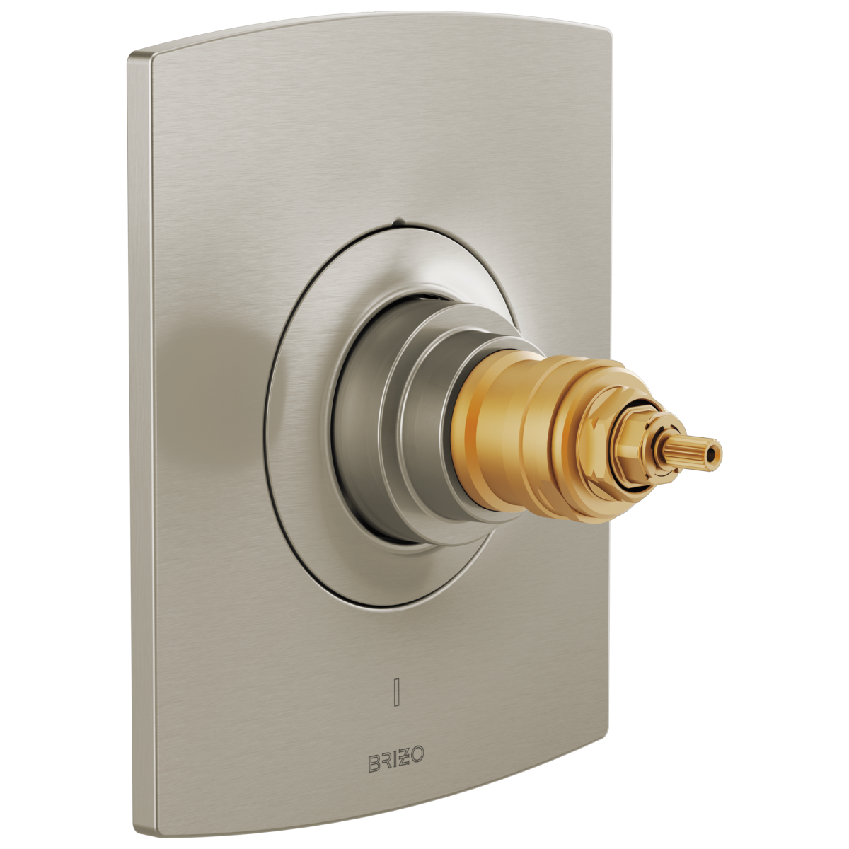 BRIZO Kintsu TempAssure Thermostatic Valve Only Trim - Less Handles — Luxe Nickel