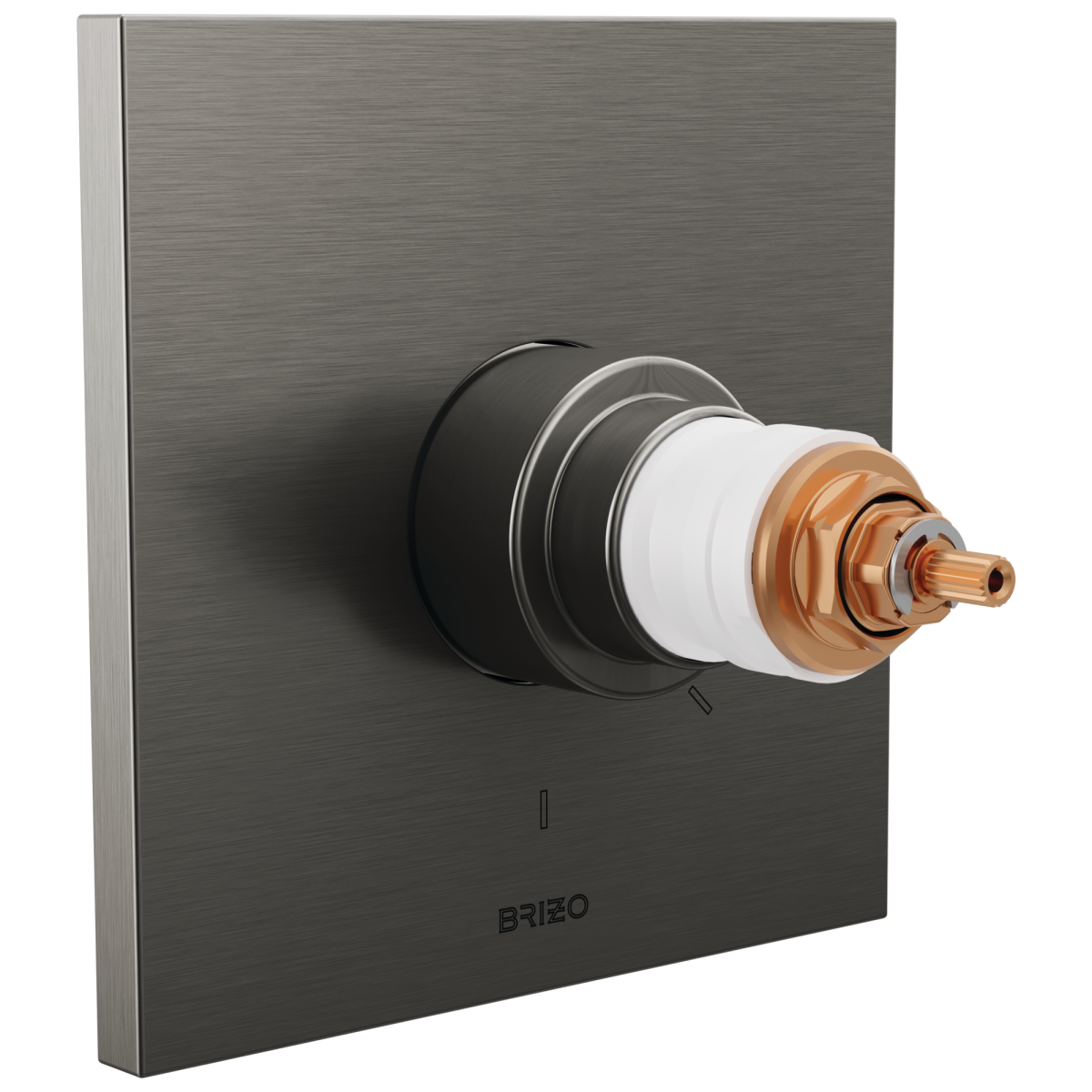 BRIZO Frank Lloyd Wright TempAssure Thermostatic Valve Only Trim - Less Handles — Luxe Steel