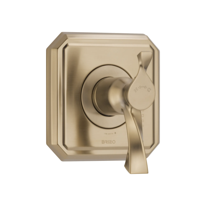 BRIZO Virage Tempassure Thermostatic Valve Only Trim — Luxe Gold