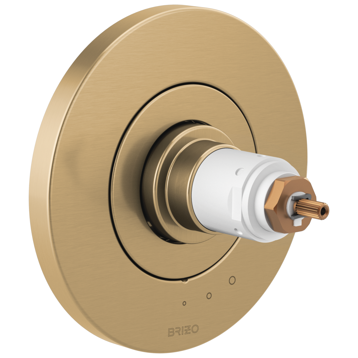 BRIZO Litze Tempassure Thermostatic Valve Only Trim - Less Handles — Luxe Gold
