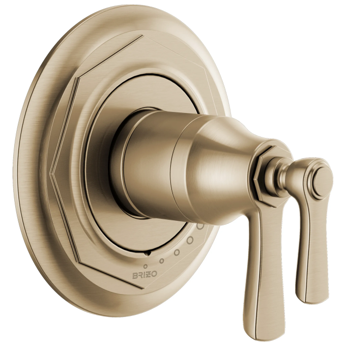 BRIZO Rook TempAssure Thermostatic Valve Trim — Luxe Gold
