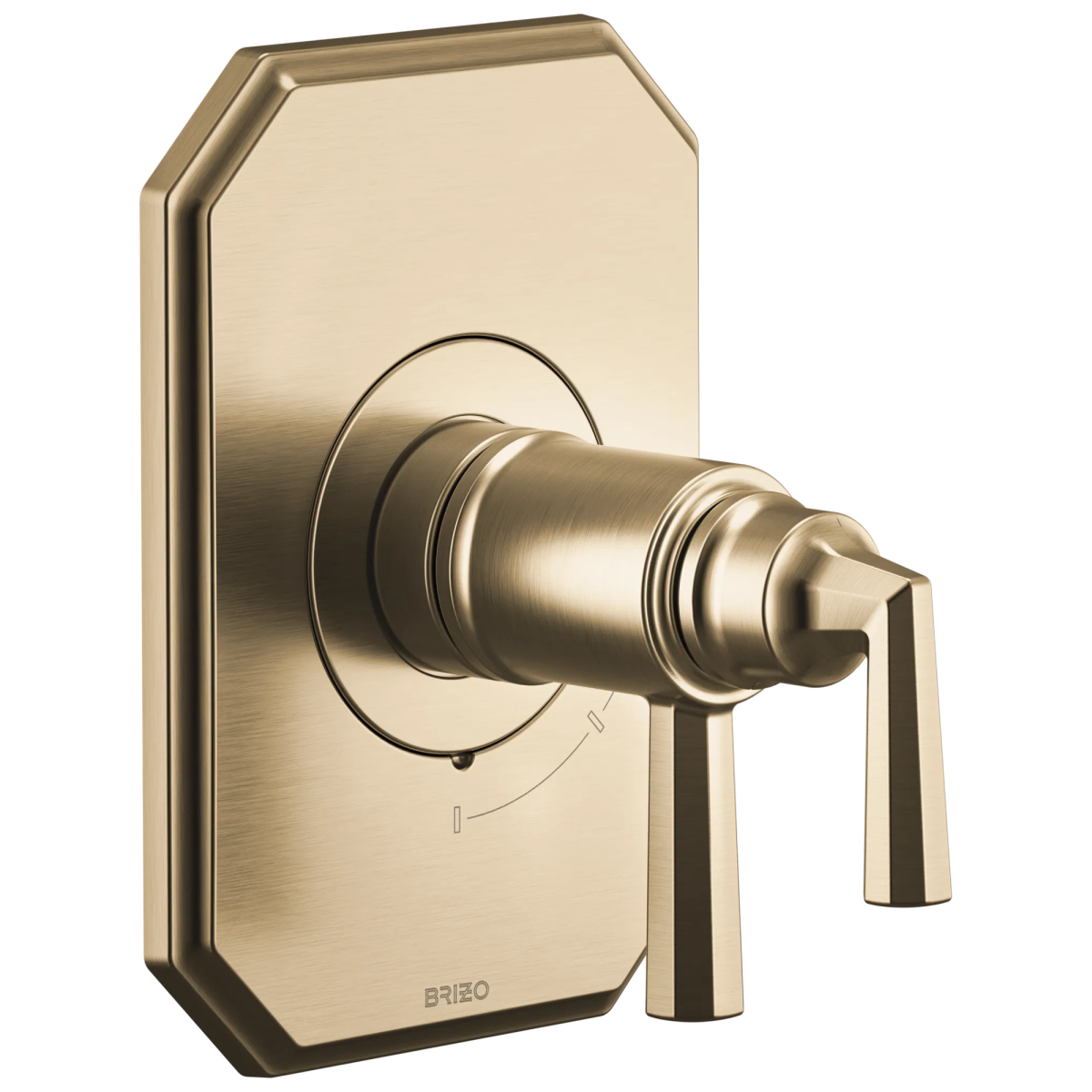 BRIZO Beauclere TempAssure Thermostatic Valve Only Trim — Luxe Gold
