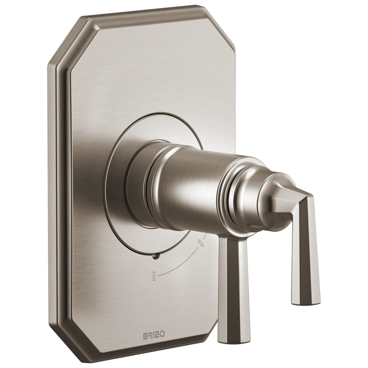 BRIZO Beauclere TempAssure Thermostatic Valve Only Trim — Luxe Nickel