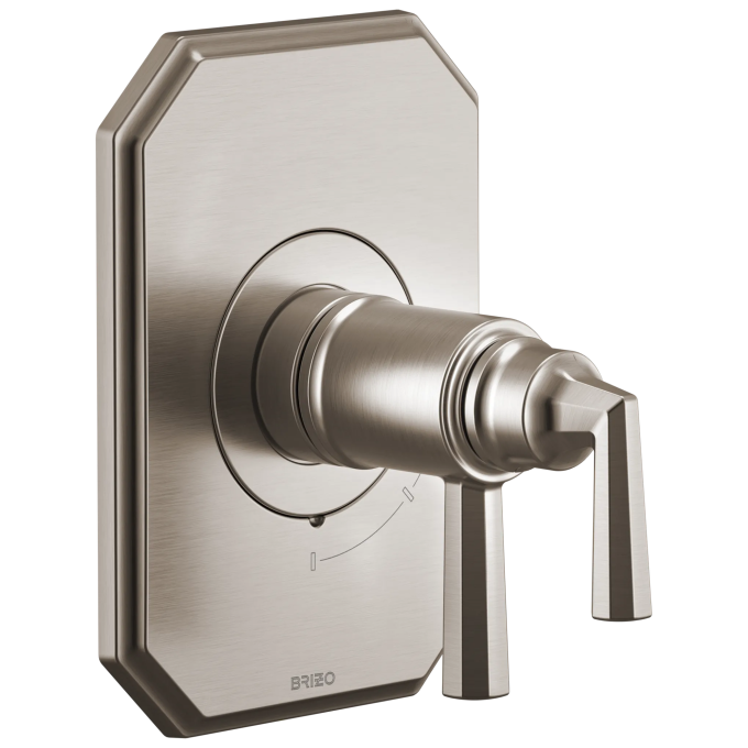 BRIZO Beauclere TempAssure Thermostatic Valve Only Trim — Luxe Nickel