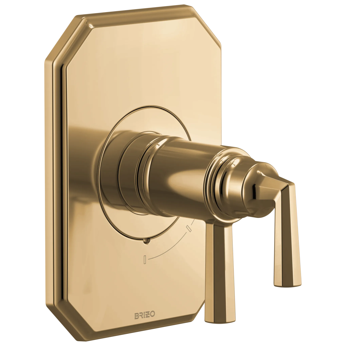 BRIZO Beauclere TempAssure Thermostatic Valve Only Trim — Polished Gold