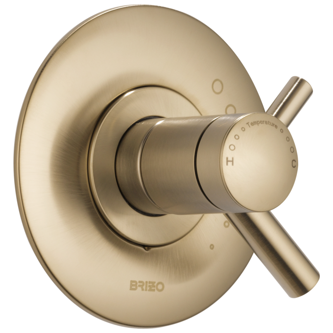 BRIZO Odin Tempassure Thermostatic Valve Trim — Luxe Gold