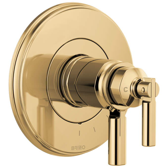 BRIZO Invari Tempassure Thermostatic Valve Only Trim — Polished Gold