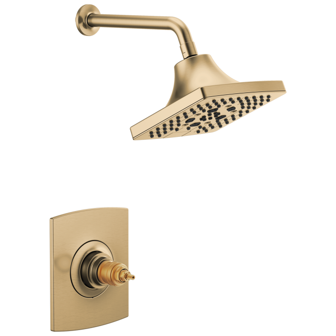 BRIZO Kintsu TempAssure Thermostatic Shower Only Trim - Less Handles — Luxe Gold