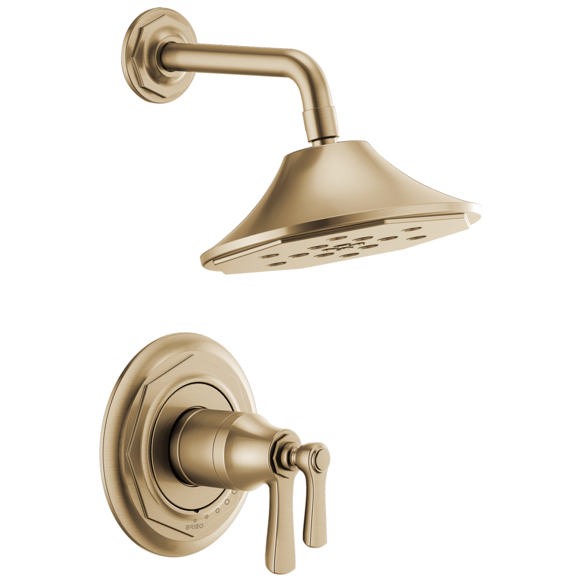 BRIZO Rook TempAssure Thermostatic Shower Only — Luxe Gold
