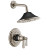 BRIZO Rook Tempassure Thermostatic Shower Only — Luxe Nickel  /Matte Black