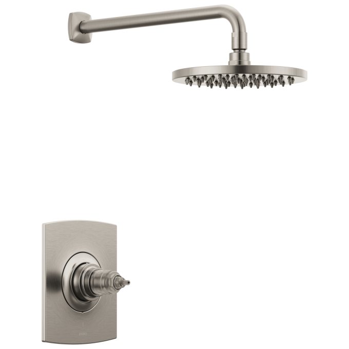BRIZO Allaria TempAssure Thermostatic Shower Only Trim - Less Handles — Luxe Nickel