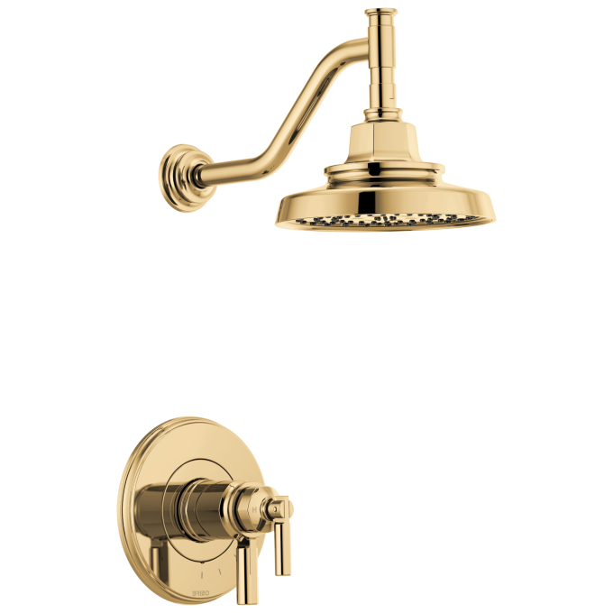 BRIZO Invari Tempassure Thermostatic Shower Only Trim — Polished Gold