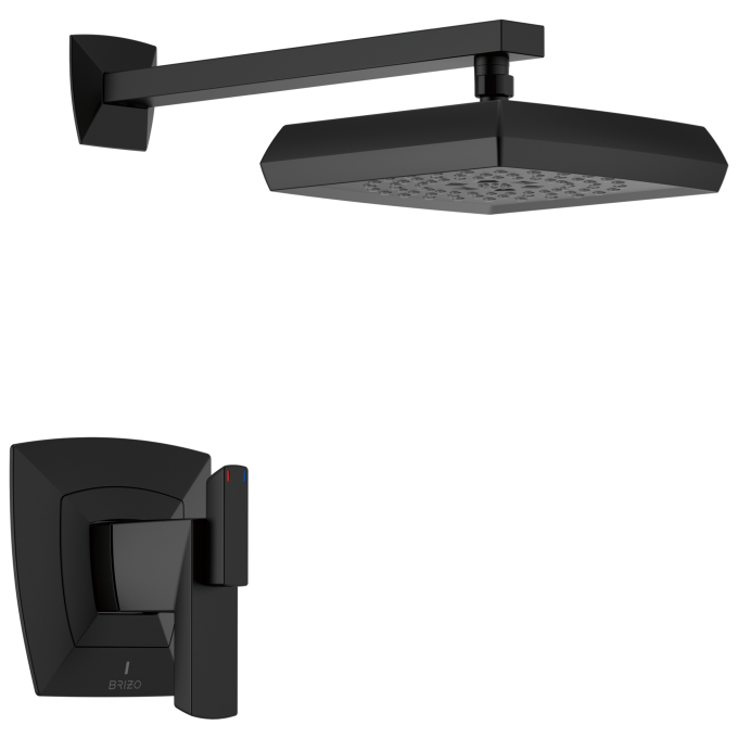 BRIZO Vettis Tempassure Thermostatic Shower Only Trim — Matte Black