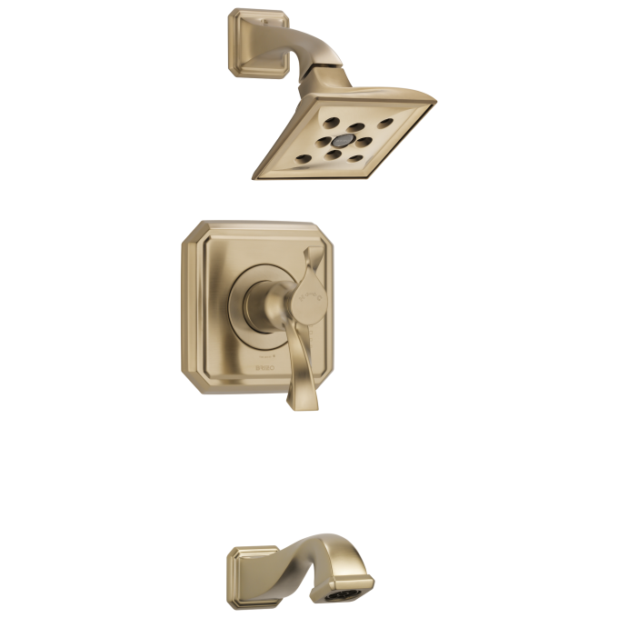 BRIZO Virage Tempassure Thermostatic Tub / Shower Trim — Luxe Gold