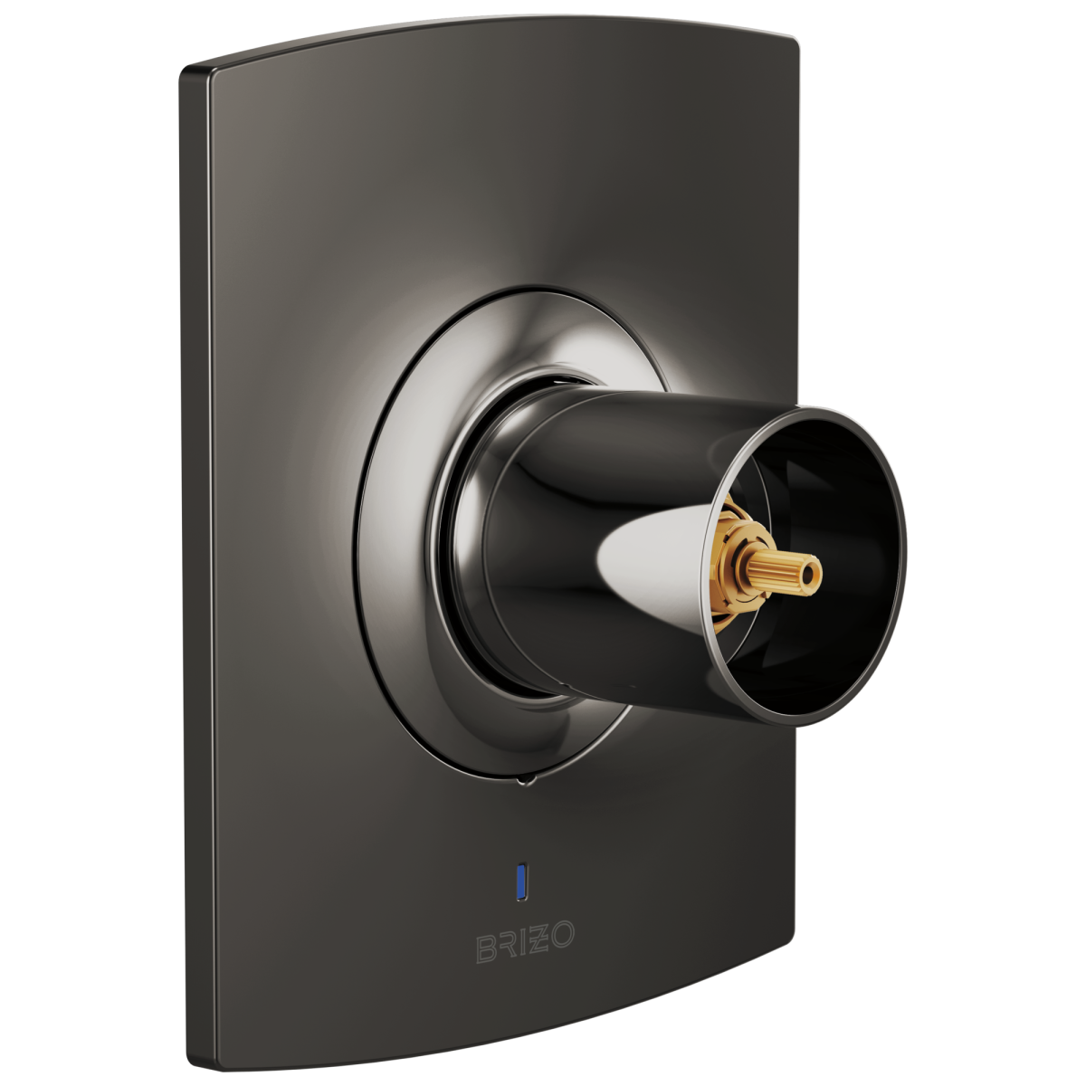 BRIZO Kintsu Pressure Balance Valve Only Trim - Less Handle — Brilliance Black Onyx