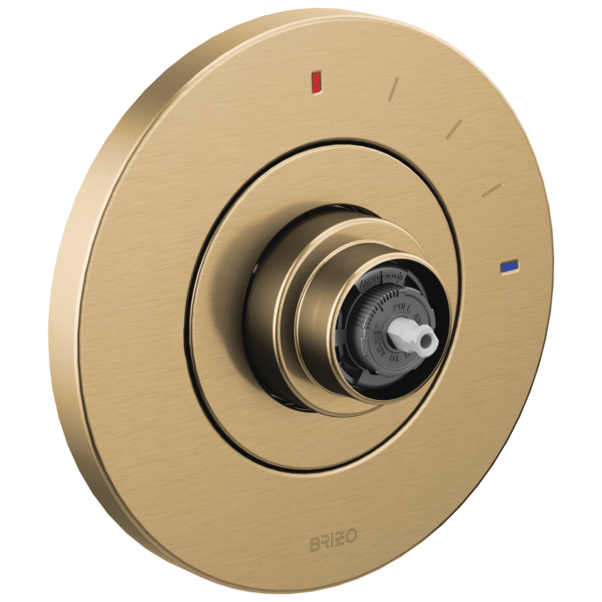 BRIZO Litze Pressure Balance Valve Only Trim - Less Handle — Luxe Gold