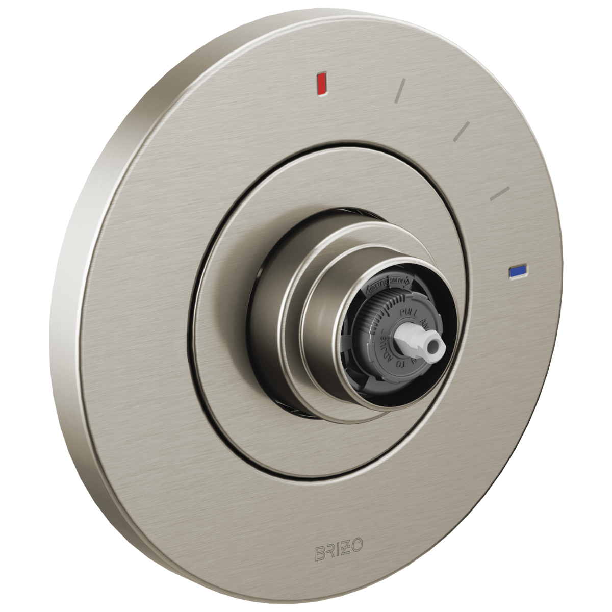 BRIZO Litze Pressure Balance Valve Only Trim - Less Handle — Luxe Nickel