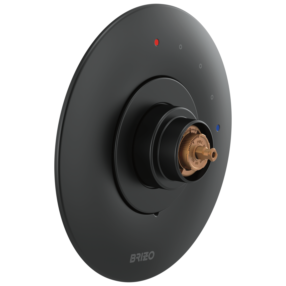 BRIZO Jason Wu for BRIZO Pressure Balance Valve Trim Only - Less Handle — Matte Black