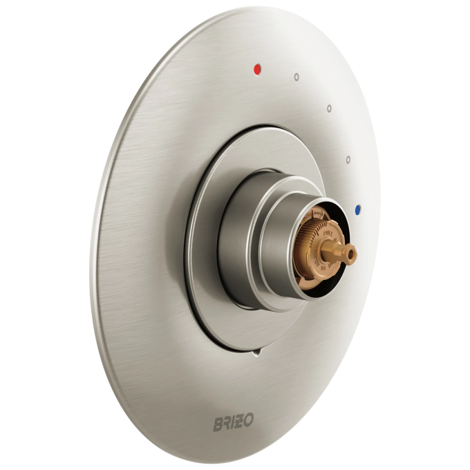 BRIZO Odin Pressure Balance Valve Trim Only - Less Handle — Brushed Nickel