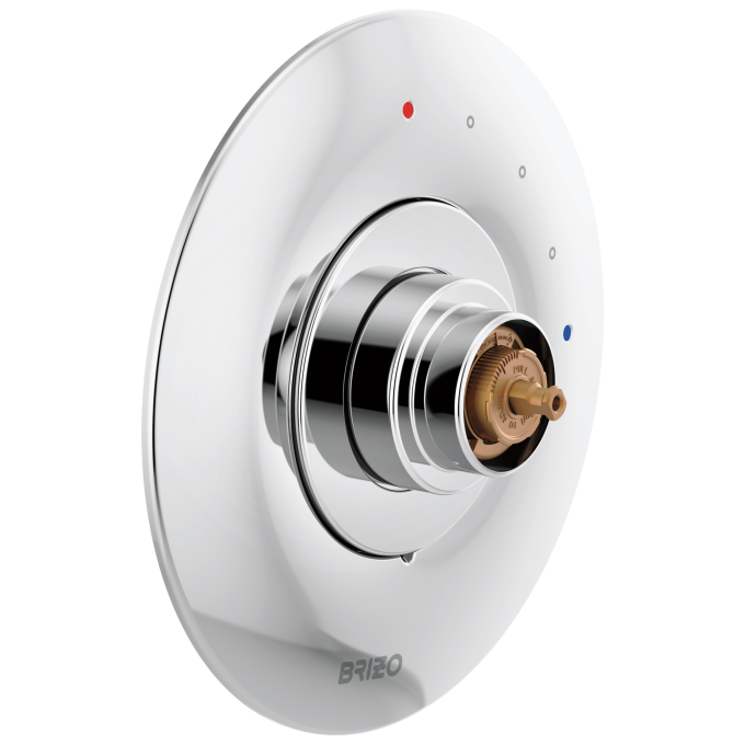 BRIZO Odin Pressure Balance Valve Trim Only - Less Handle — Chrome