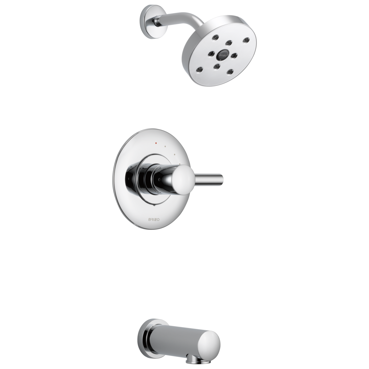 BRIZO Odin Pressure Balance Tub/Shower — Chrome