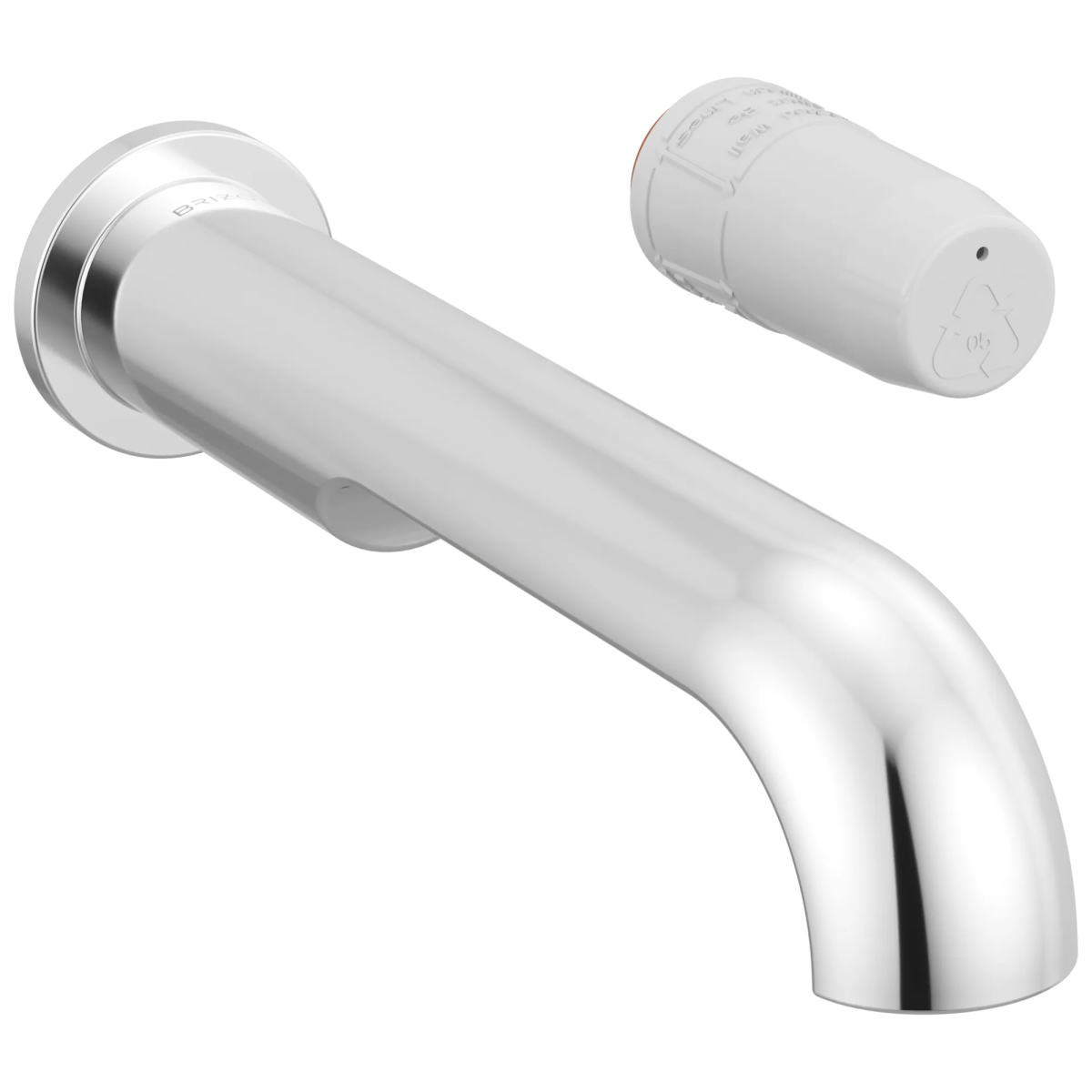 BRIZO Roccesco Single-Handle Wall Mount Lavatory Faucet - Less Handle — Chrome