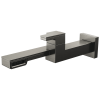 BRIZO Frank Lloyd Wright Single-Handle Wall Mount Lavatory Faucet 1.2 GPM — Luxe Steel